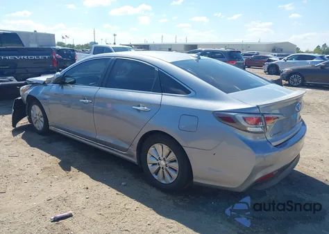 2016 Hyundai Sonata Hybrid Se из США, поврежденный, VIN KMHE24L12GA012646